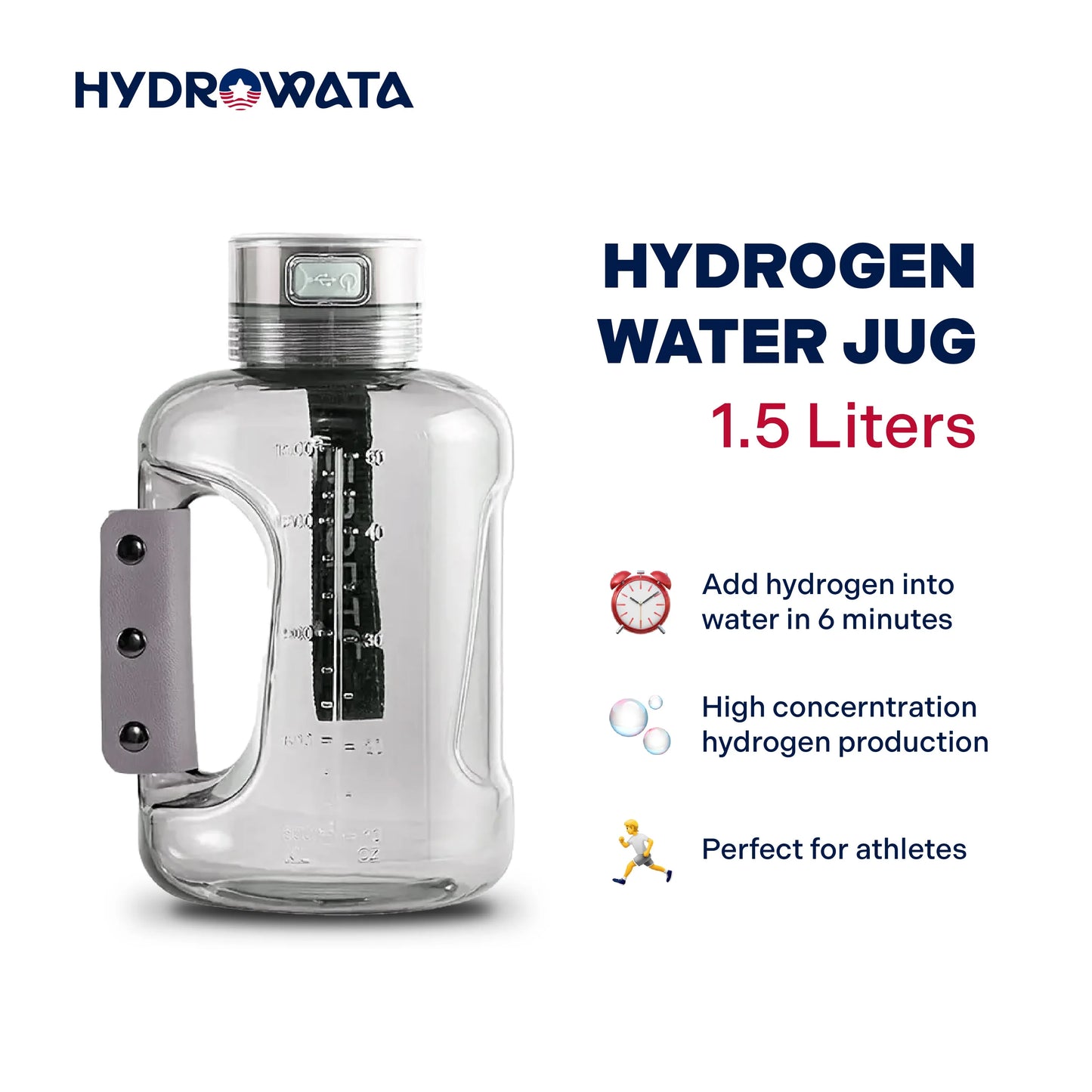 Hydrogen Water Jug - 1500 ML