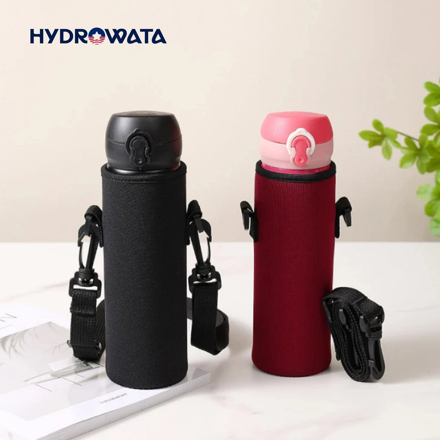 HydroWata™ BOTTLE COVER CASE with a strap