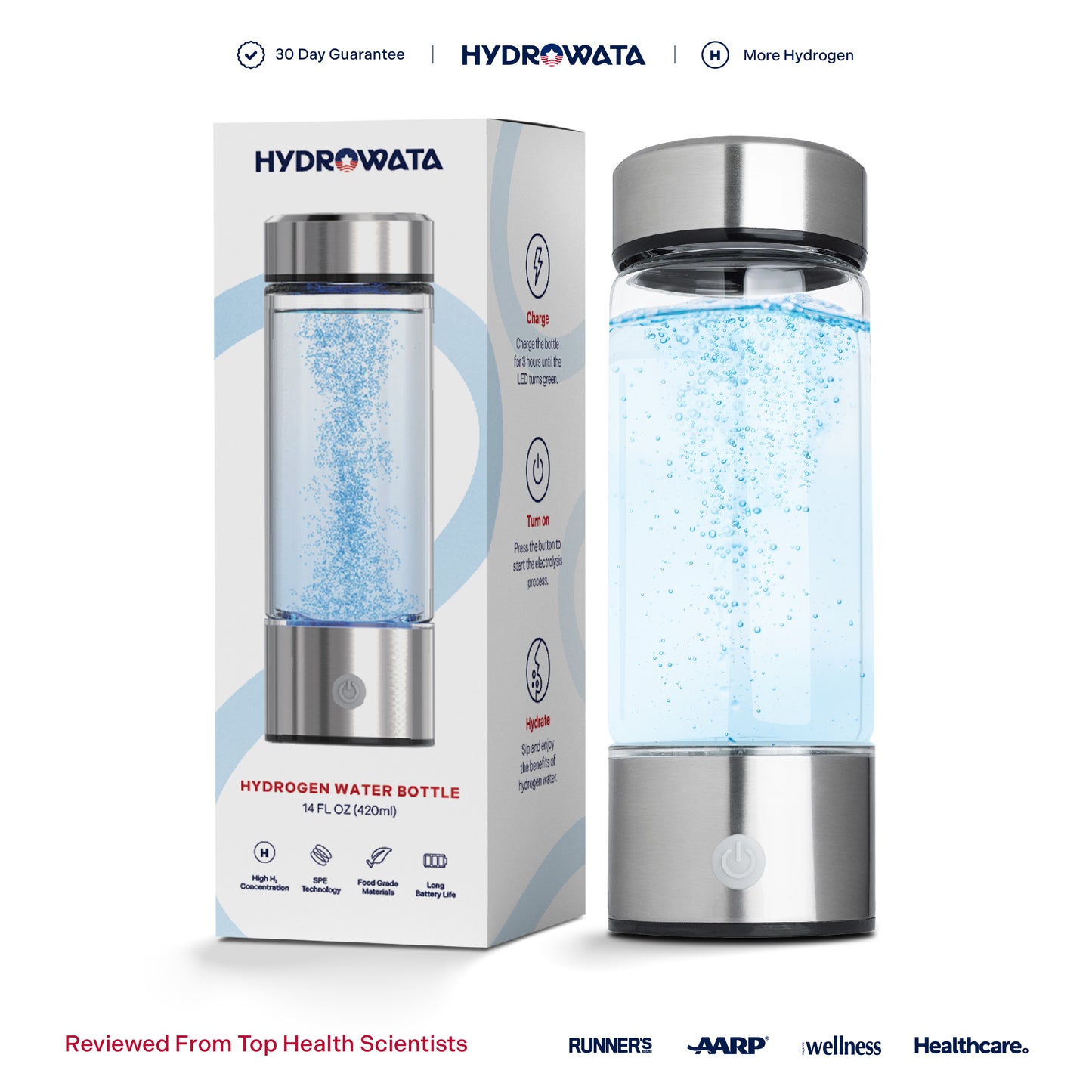 HydroWata | Hydrogen Water Bottle - Flash Sale