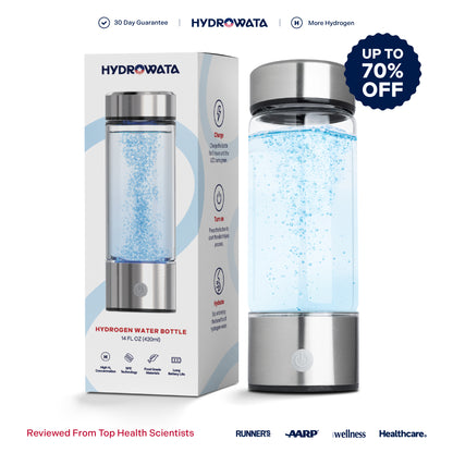 Hydrogen Water Bottle + FREE Case & Brush