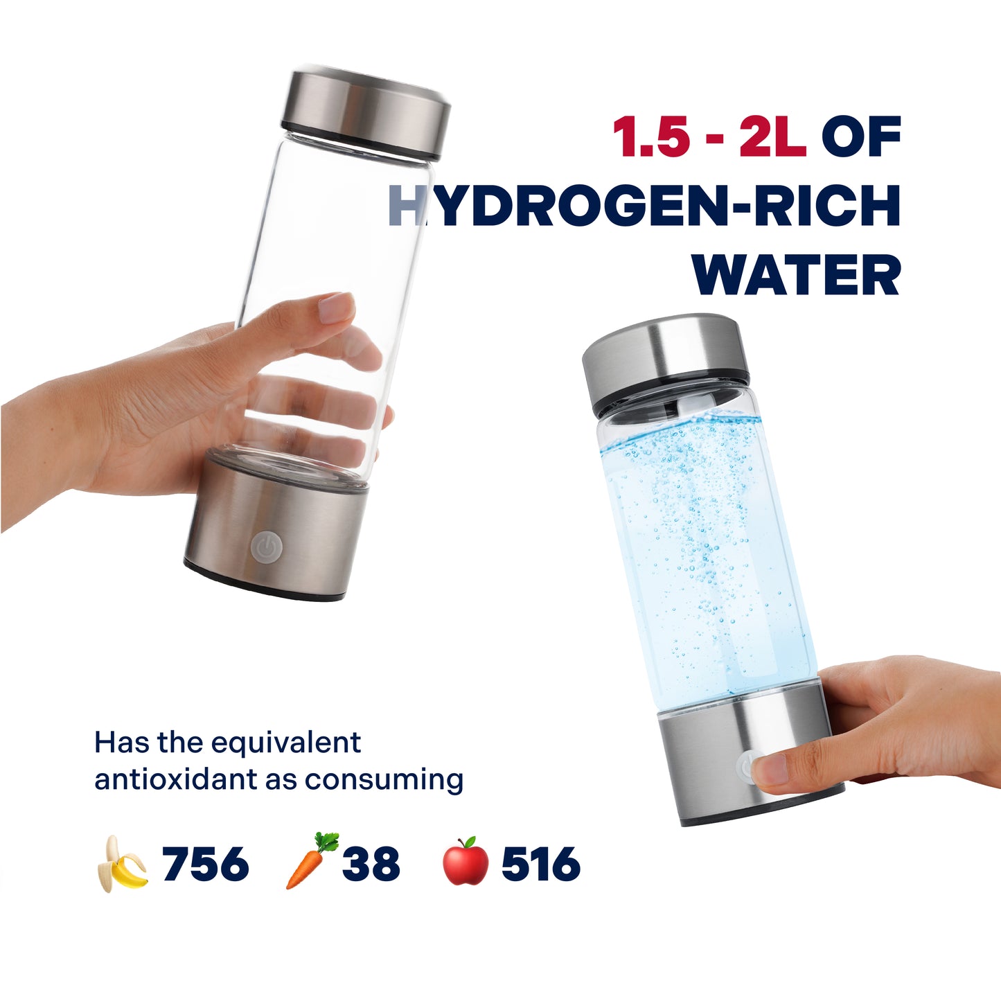 HydroWata™ Hydrogen Water Bottle