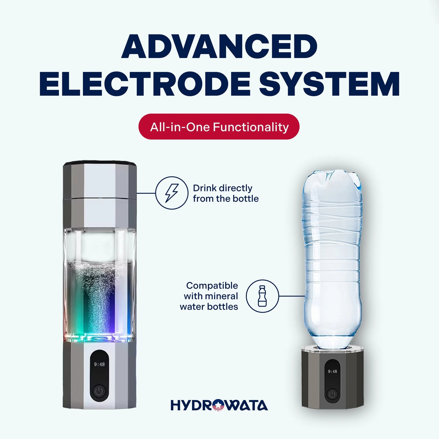 HydroWata™ Hydrogen Water Bottle - PRO