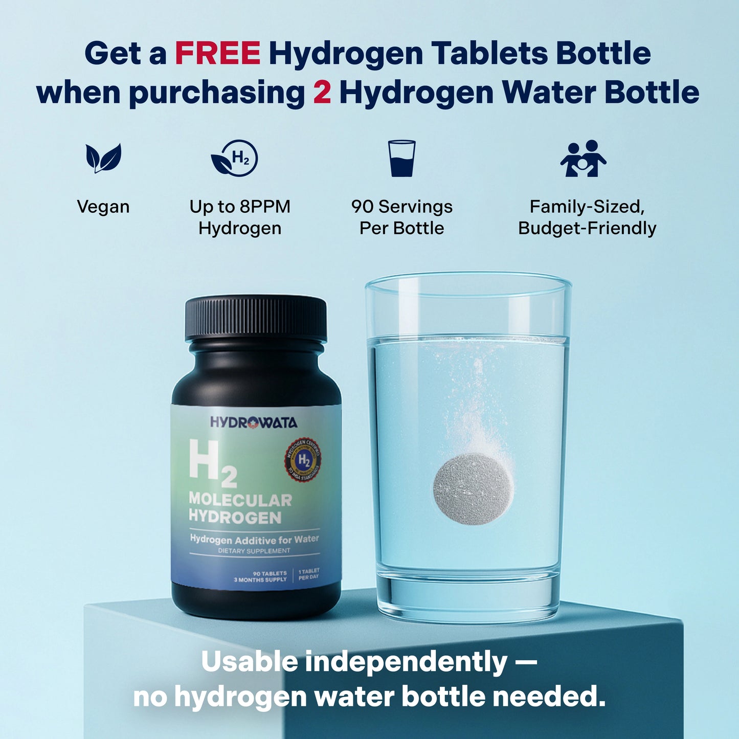 HydroWata™ Hydrogen Water Bottle