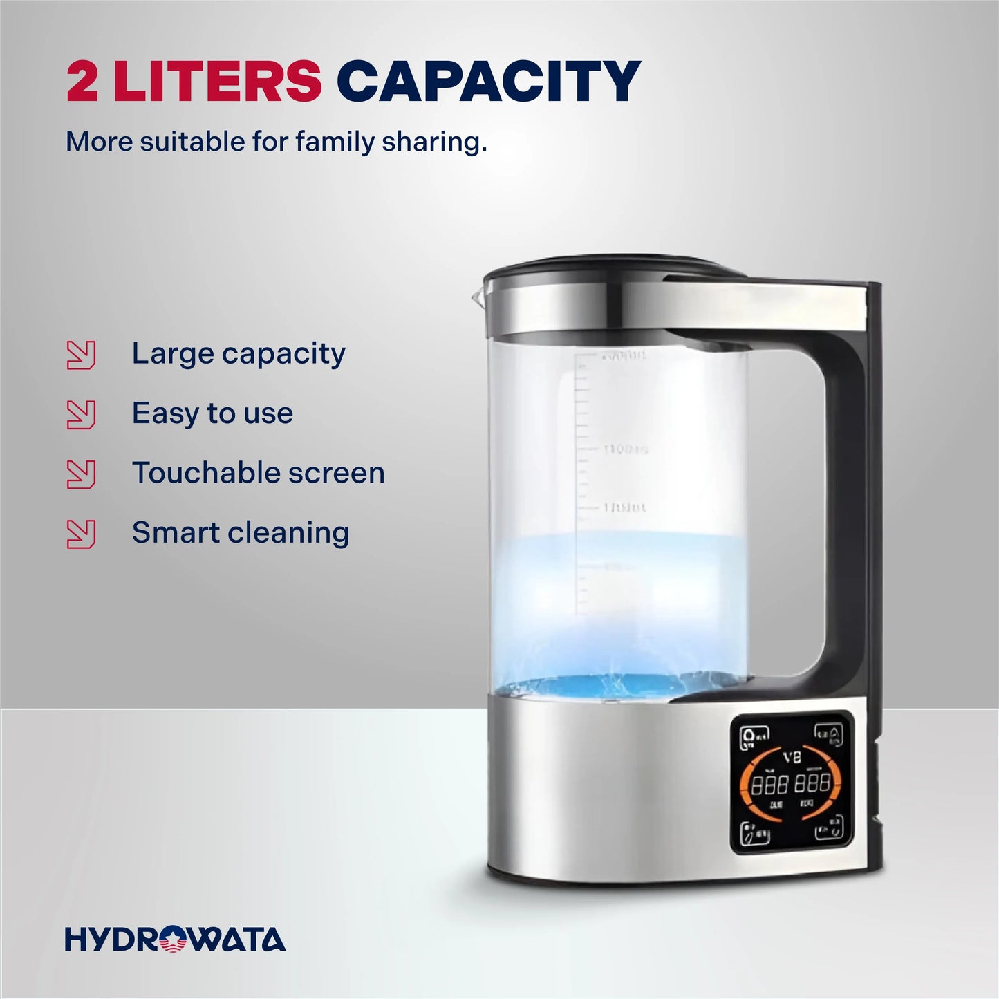 HydroWata™ Hydrogen Water Pitcher