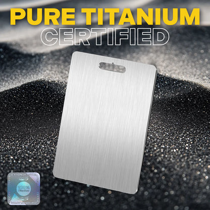 ChopChop USA 100% Pure Titanium Cutting Board
