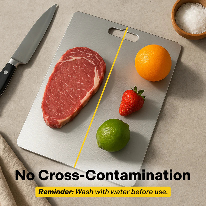 ChopChop USA 100% Pure Titanium Cutting Board