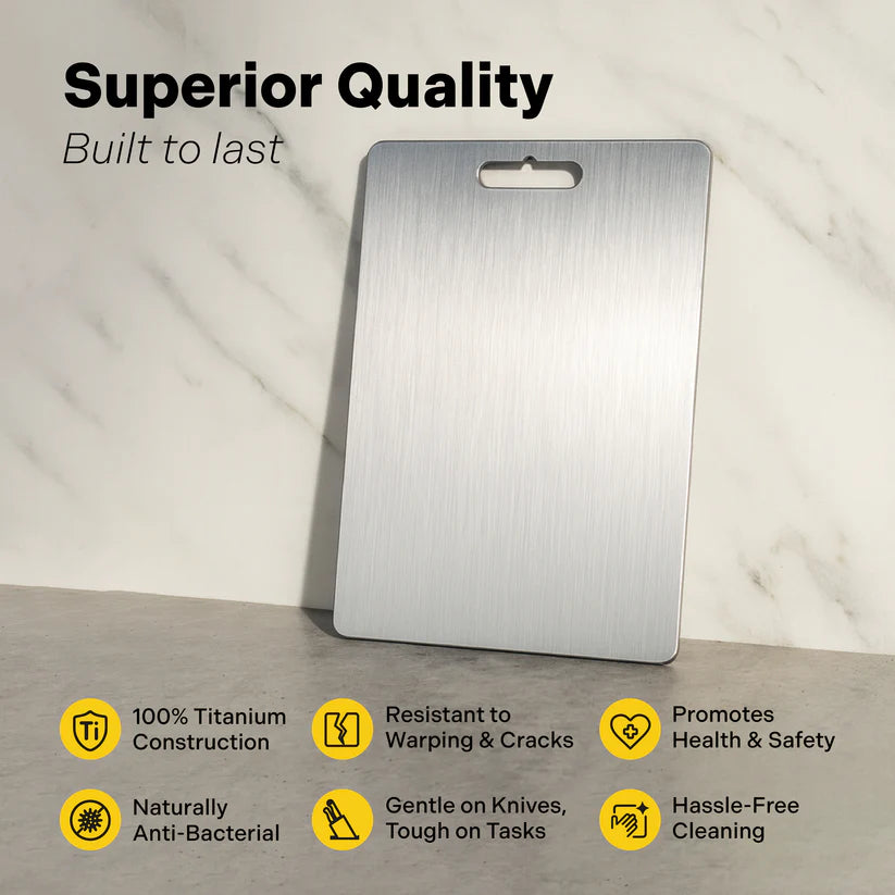 ChopChop USA 100% Pure Titanium Cutting Board