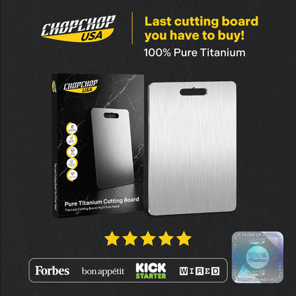 ChopChop USA 100% Pure Titanium Cutting Board