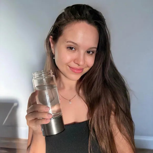 Customer photo of a HydroWata bottle